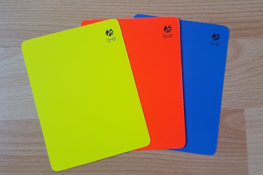 Kit cartons d'arbitre